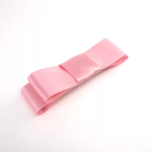 Powder Pink Francesca Silk Ribbon Bow | Kate Harris Design