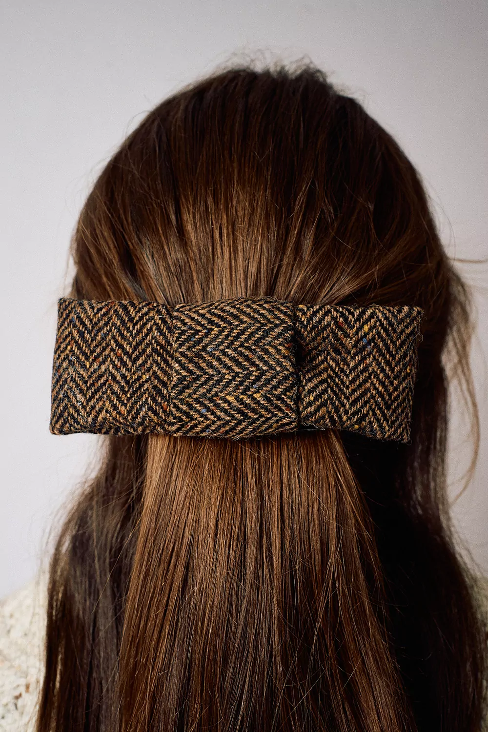 ‘The Herringbone’ Donegal Tweed Bow | Kate Harris Design