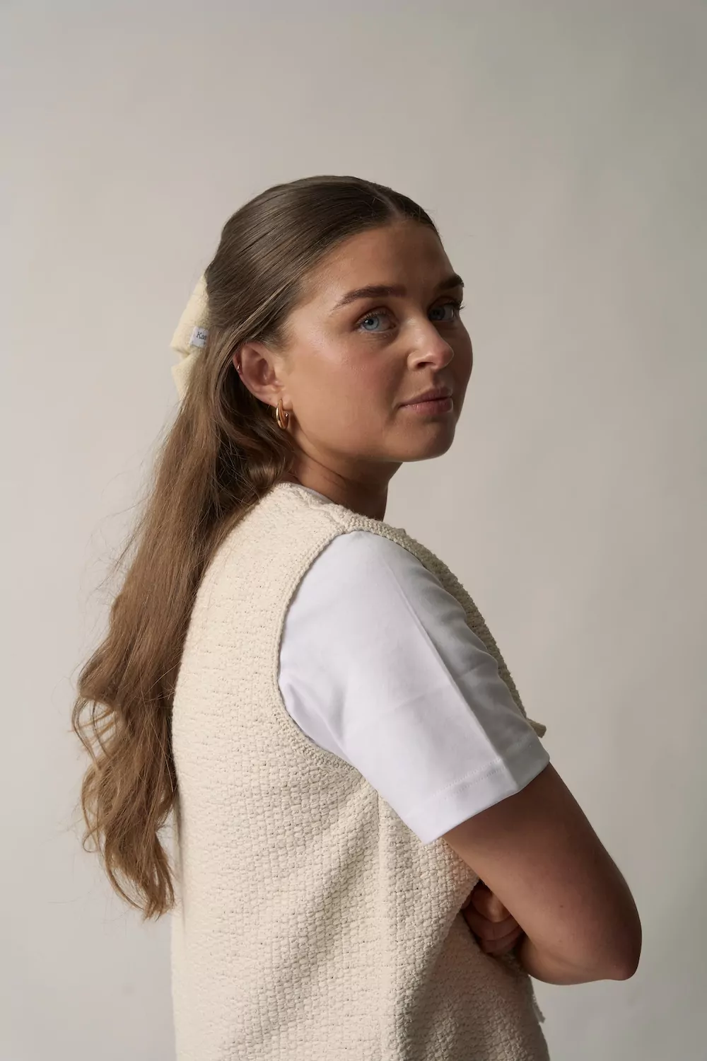 The Bainin Donegal Tweed Bow | Luxury Hair Bow | Kate Harris Design